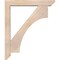 Ekena Millwork Westlake Slat Smooth Bracket w/ Offset Brace, Douglas Fir, 5 1/2"W x 32"D x 38"H BKT0604X32X38WTL06SDF - alternate 3